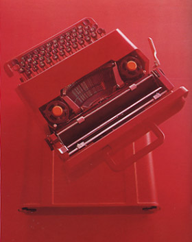 『Valentine portable typewriter』Olvetti